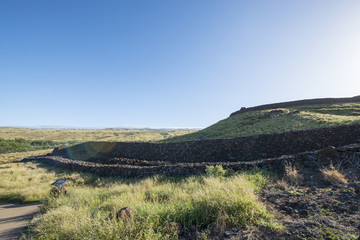 Naklejka premium PU'UKOHOLA HEIAU,Hawaii Island