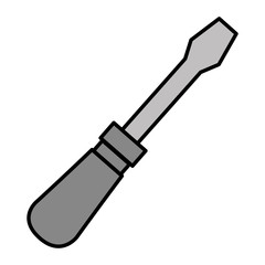 screwdriver tool isolated icon vector illustration design