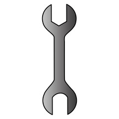 wrench tool isolated icon vector illustration design
