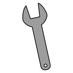 wrench tool isolated icon vector illustration design