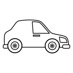 car vehicle isolated icon vector illustration design