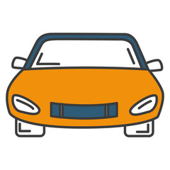 car vehicle isolated icon vector illustration design