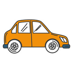car vehicle isolated icon vector illustration design