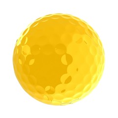 Golf ball. 3D rendering