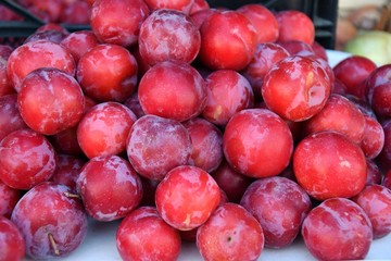Fresh ripe plum