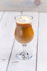coffee with whipped cream
