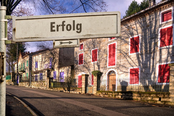 Schild 185 - Erfolg