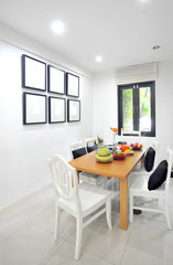 Dining Room with Place Settings