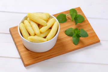 potato cones or gnocci