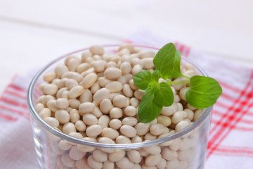 raw white beans
