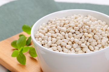 raw white beans