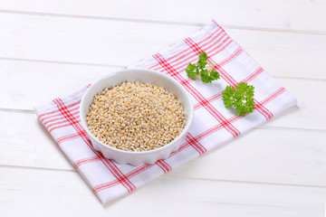 grains of pearl barley