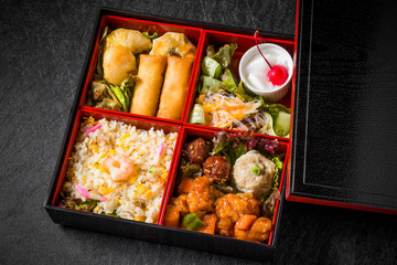 中華料理　集合　Delicious Chinese food group photo