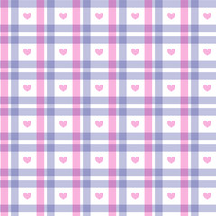 Romantic Pink and Blue Square