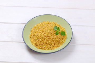 dry wheat bulgur