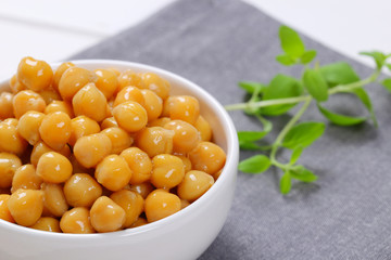 cooked chick peas