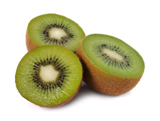 kiwi fruits close up on background.