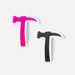 realistic design element: hammer