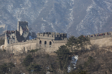 Croweds at the Great Wall