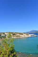 Fototapeta na wymiar Glicorisa Beach - Insel Samos in der Ostägäis 