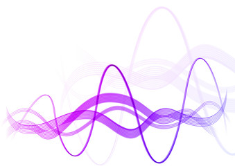 Abstract Minimalist Wave Background