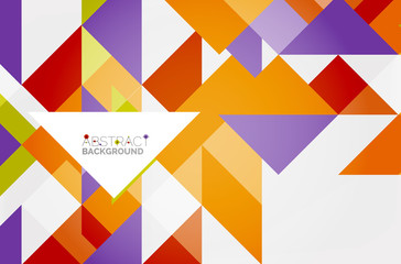 Triangle pattern design background