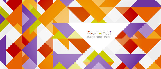 Triangle pattern design background