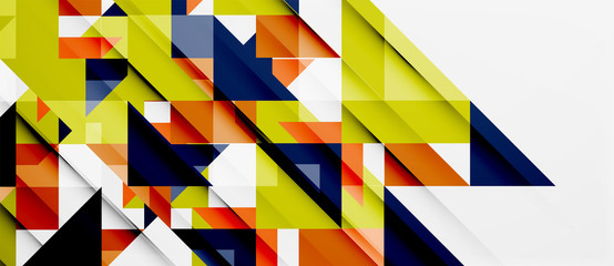 Triangle pattern design background