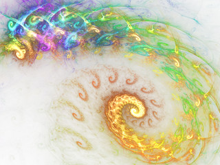 Abstract fractal background