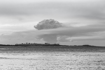 Mushroom-shaped cloud