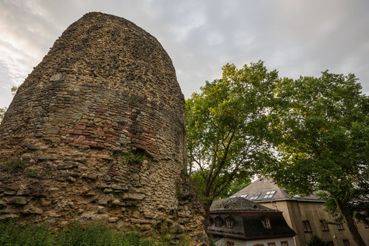 Drususstein auf der Zitadelle in Mainz