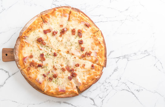 Bacon And Cheese Pizza