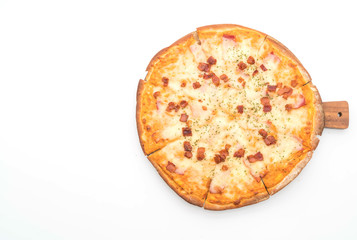 bacon and cheese pizza