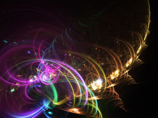 Abstract fractal background