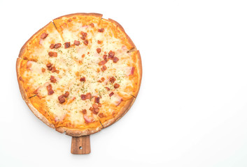 bacon and cheese pizza