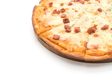 bacon and cheese pizza