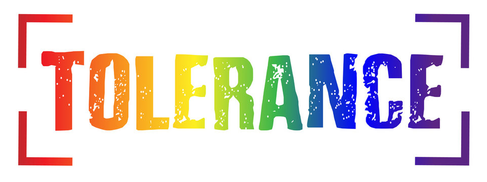 tolerance, stamp, rubber - LGBT