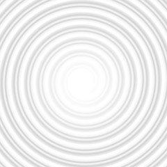 Grey Circle Spiral Striped Abstract Tunnel. EPS 10 vector