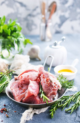 raw meat