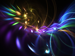 Abstract fractal background