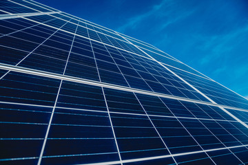 Obraz premium Solar panels, photovoltaic, alternative electricity source