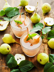Sweet pear compote