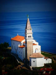 Fototapeta premium Eglise Piran