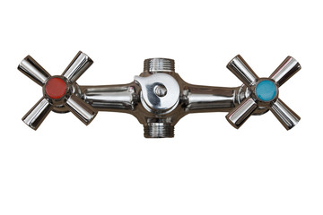 Faucet on the valve is isolated