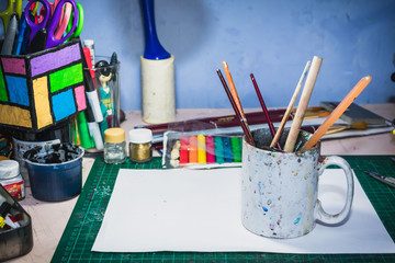 Obraz premium work table art 