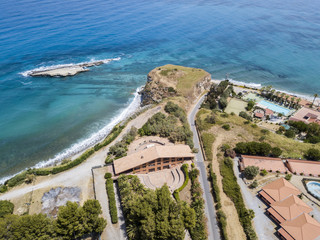 Baia di Sant' Irene a Briatico, Calabria, Italia. Scoglio della Galera