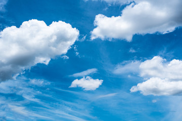 Naklejka na ściany i meble blue sky with cloud on day time