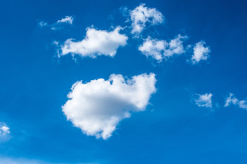 blue sky with cloud on day time