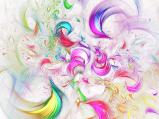 Abstract fractal background