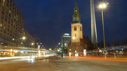 Fototapeta na wymiar Berliner Nacht